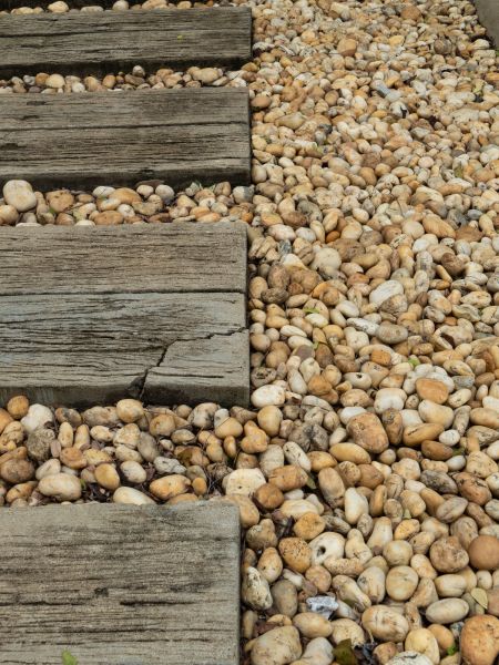 Pea Rock Installation in Brentwood